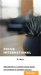 Mobile Screenshot of focusintl.com